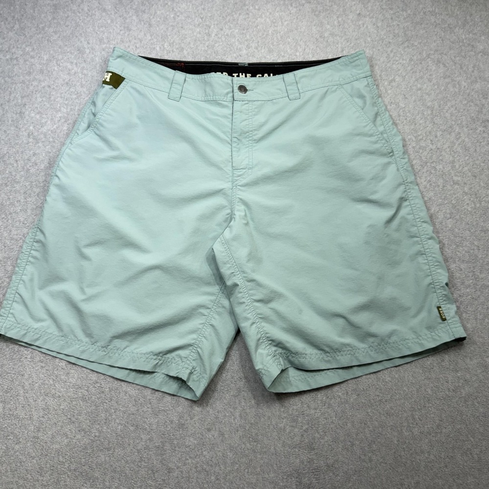 Howler Bros Horizon Hybrid Shorts Mens 38 Blue Nylon 10 Inch Hiking Outdoor